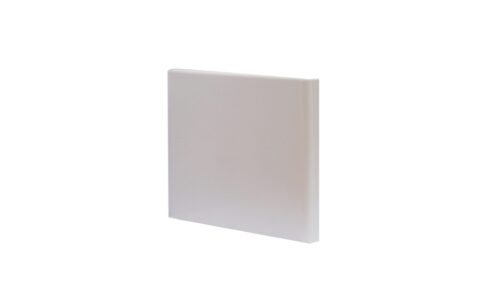 Flat fascia end cap for roller blinds.